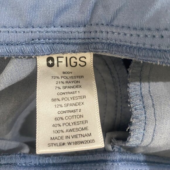 Figs Zamora Jogger Scrub Pants Womens‎ Size S Blue Medical Nurse Hospital - Picture 3 of 8